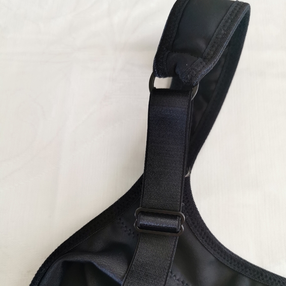 Wonder Bra Black Embroidered Bra Size 38DD - Picture 5 of 9